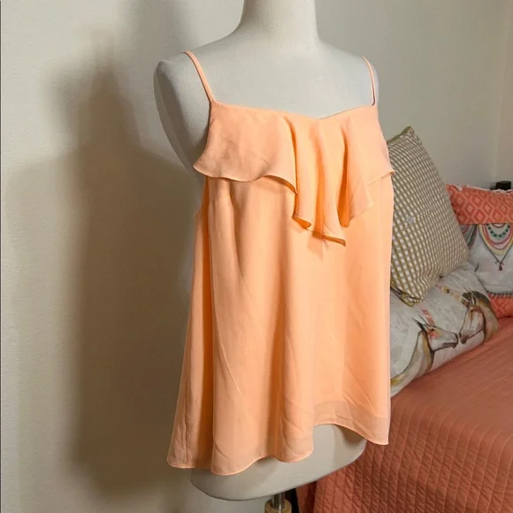 Lilly Pulitzer Karmen Cami soft peach color size Large - Picture 4 of 14